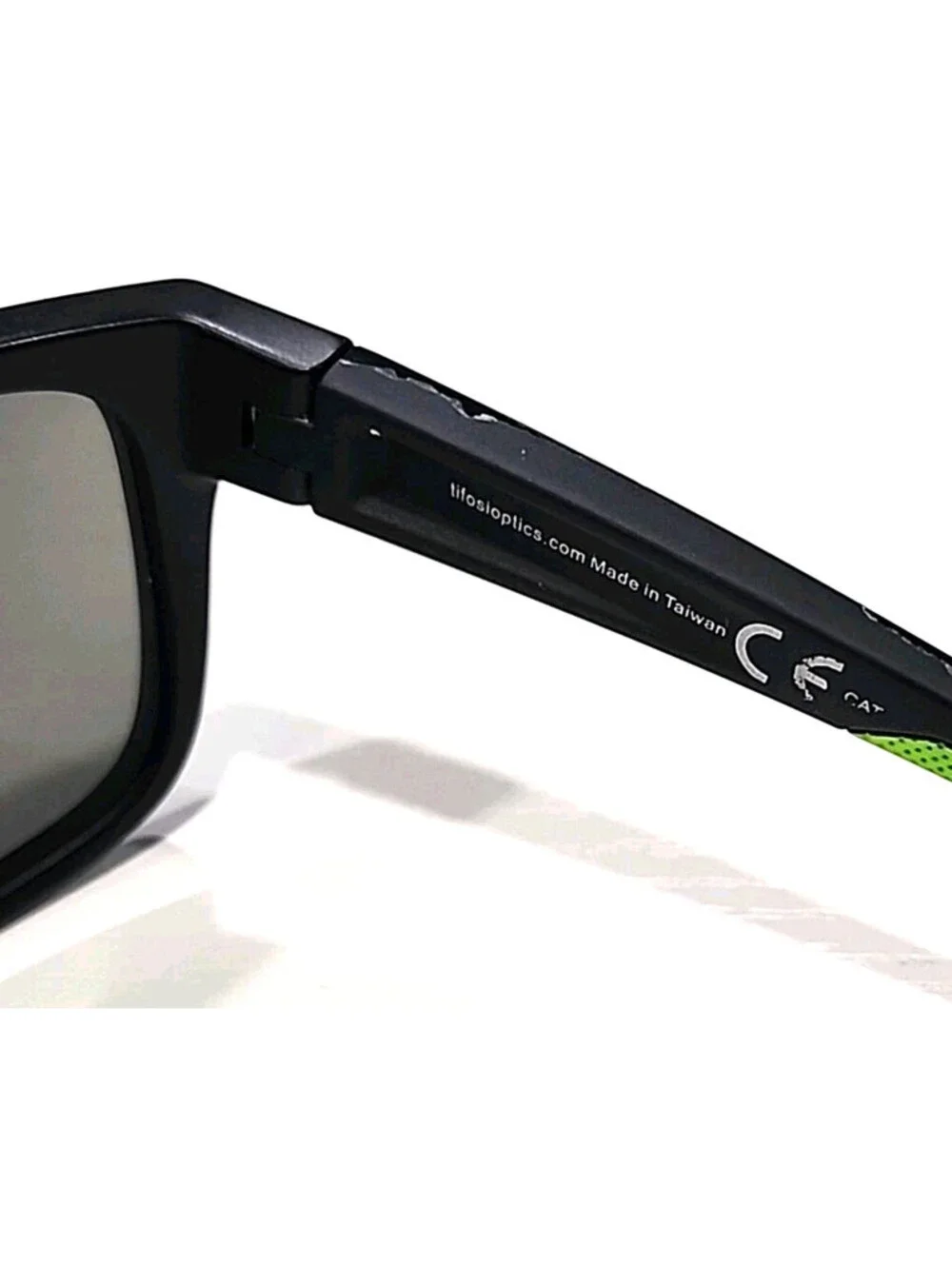 Tifosi Optics Swick Black Gray Square Sunglasses BG